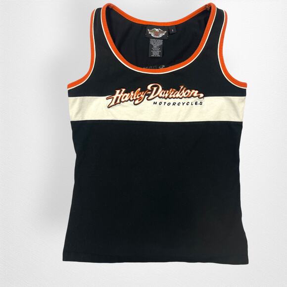 Harley Davidson Tops - Harley Davidson Vintage Women's Embroidered Tank S